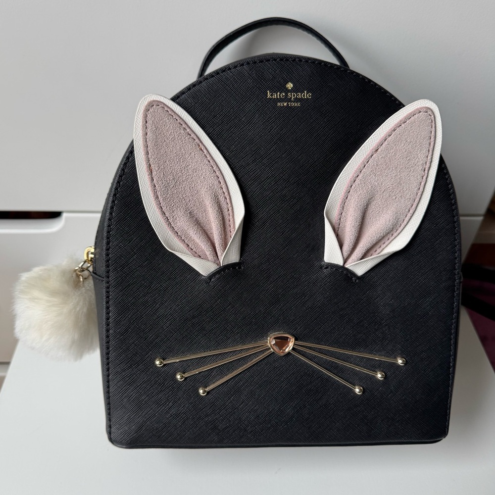 Never used, Kate Spade ‘Hop to It’ Rabbit Mini Backpack - Picture 3 of 13